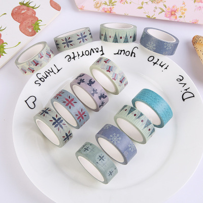 Customized and paper tape for birthday checking gift stickers DIY art decorative decals manual adhesive tape