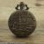 Antique bronze Oriental pearl tower Shanghai classic pocket watch
