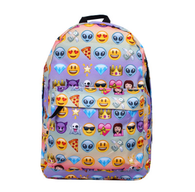 Aliexpress hot style backpack student cartoon bag wear-resistant new Korean version of casual backpack