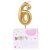 Bestselling birthday party cake candle number gilt silver cake decoration cake topper