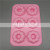 6 Roses Silicone Cake Mould Ice Cream Pudding Jelly Mould Soap Products Production Mold