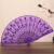 Weisheng craft fan manufacturer direct selling color rod sequined fans, folding dance fans