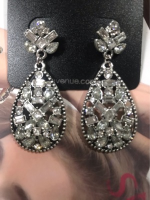 Jingjing e - commerce water diamond drop shaped ancient silver plating earrings earrings earrings pendant earrings ornaments
