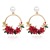 Korean ins web celebrity with the same flower earrings sweet soft pottery pearl earrings earrings ornaments getting hot style?