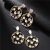 Korean version of fashion simple diy earrings drop oil set diamond pendant flowers jokers temperament module manufacturers supply