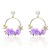 Korean ins web celebrity with the same flower earrings sweet soft pottery pearl earrings earrings ornaments getting hot style?