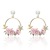 Korean ins web celebrity with the same flower earrings sweet soft pottery pearl earrings earrings ornaments getting hot style?
