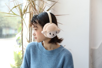 The New 2020 children adult cartoon winter earmuffs ear warming earmuffs express plush earmuffs earmuffs bag