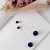 Korean earrings sweet simple size plush ball long style earrings temperament pendant earrings manufacturers direct sales?