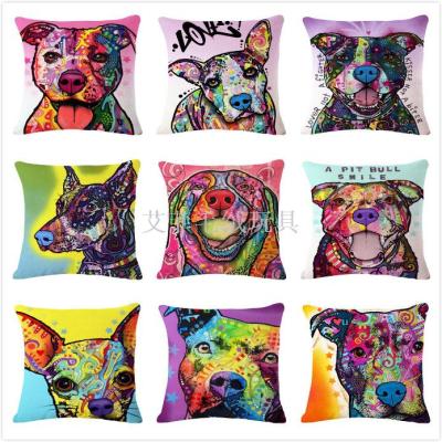 Creative new pillow amazon print dog pillow sofa cushion plush toy