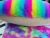 Seven rainbow plush pillow pillow pillowcase as as as pillow pillow cover pillow cover as gift promotion
