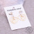 Simple Hollow Diamond Heart-Shaped Geometric Exaggerated Long Stud Earrings for Women Temperament Wild Indie Pop Earrings Earrings