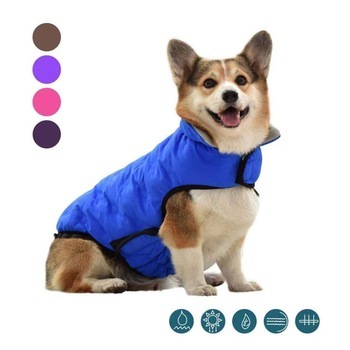 Wholesale Stocked Winter Warm Pet Dog Clothes Cotton Dogs Coat Jackets S-XXL