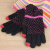Touch screen gloves female Korean version of autumn and winter plus fleece warm knitting wool male couple jacquard 