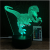 dinosaur 3D LED Table Lamps Desk Lamp Light Dining Room Bedroom Night Stand Living Glass Small Halloween Next Unique 24