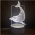 3D LED Table Lamps Desk Lamp Light Dining Room Bedroom Night Stand Living Glass Small dolphin Next Unique 1