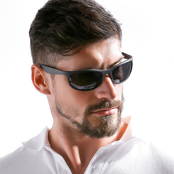 P0037 Light Feel Tr90 Sport Sunglasses Men Italy Brand Design High Quality TAC1.1 Driving Sunglasses