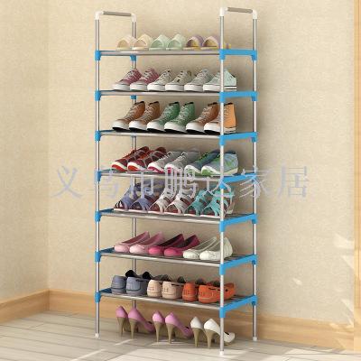 Shoe rack multi-layer simple household dust-proof assembly economical dormitory dormitory small slipper shelf storage 