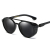 PE209  High Quality Brand Designer Vintage Goggles Polarized TAC Clip On Steampunk Sunglasses