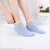 Short spring/summer socks terylene socks ladies hosiery Japanese preppy parallel bars striped socks ladies short socks