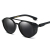 PE209  High Quality Brand Designer Vintage Goggles Polarized TAC Clip On Steampunk Sunglasses