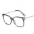 95156 Wholesale Glasses Frame For Women Metal Decorated Eyewear UV400 Glasses Spectacles Ready To Ship