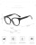 95166 Vintage Women Pink Spring Hinges Optical Eyeglasses Designer Fashion Girl Glasses Frames Feminino Oculos