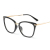 95138 Latest Women Glasses Frame  Metal Optical Eyewear Light Spectacle Frames