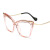 92107  New Product Cat Eye Women Fashion Eyeglasses Eyewear Frame No Brand Transparent Optical Frames