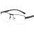 G7003 Men's Glasses Frame Metal Semi Frame Optical Frame Yiwu Factory Wholesale Myopia Glasses