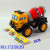 Yiwu cross-border small commodity wholesale children's plastic toys solid color engineering vehicle F35839