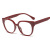 95166 Vintage Women Pink Spring Hinges Optical Eyeglasses Designer Fashion Girl Glasses Frames Feminino Oculos