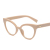 92111 New Fashion Ladies Spectacles Eyeglass Frame With Clear Lens Italy French Design Wholesale