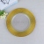 Wedding plate glass plate gold plate