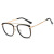 95589 Newest Design Fashion Women Glasses TR90 Soft and Flexible Unbreakable Optical Glasses Custom Logo Eyewear