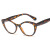 95179  Wholesale Glasses Frame For Women Metal Decorated Eyewear UV400 Glasses Spectacles Ready To Ship