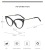 93308 New Brand Ladies Soft Feel Tr90 Eyeglass Frames Fashion Optical Glasses Can Custom Reading