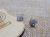 Perfect Relationship He Jun Earrings Same Zircon Silver Stud Earrings Tong Liya Chen Ji TV Series Stella Earrings