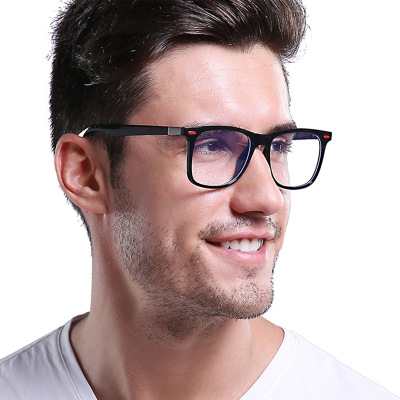 LG8030 New Blue Light Blocking Glasses Tr90 Eyeglasses Frame Computer Radiation Protection Optical Glasses For Men