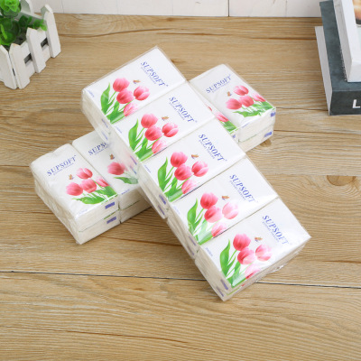 Supsoft Paper Towel Standard package dabbing at Paper Towel Small package facial tissue original wood Pulp manufacturers wholesale OEM