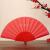 Wei-sheng craft fan rod flat folding plastic fan, travel with gifts.