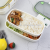 Portable instant noodle crisper for students with double buckle lunchbox