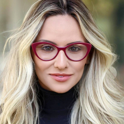 95179  Wholesale Glasses Frame For Women Metal Decorated Eyewear UV400 Glasses Spectacles Ready To Ship