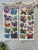 3D butterfly sticker laser layer upon layer butterfly sticker decoration sticker