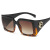 95204 News Trendy Womens Square Oversized Retro Style Sun Glasses UV400 Protective Cool Sunglasses