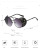 95535 New Metal Leather Revit Eyewear Retro Vintage Round Steam Punk Sun Glasses Steampunk Sunglasses