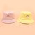 2019 new rainbow embroidered fisherman hat for female Korean version of fashion sun block foldable sun hat for trendy student basin hat for male