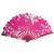 Weisheng fan factory color rod silk fan plastic dance fan elegant gift fan top ladies folding fan foreign trade fan color rod