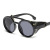 95517 Steampunk Goggles Style Retro Sunglasses Round Lens Leather  Mens Women Vintage Sun Glasses Shades  Sunglasses