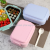 Multi-layer stainless steel lunch box double insulated lunch box students portable portable food box crisper